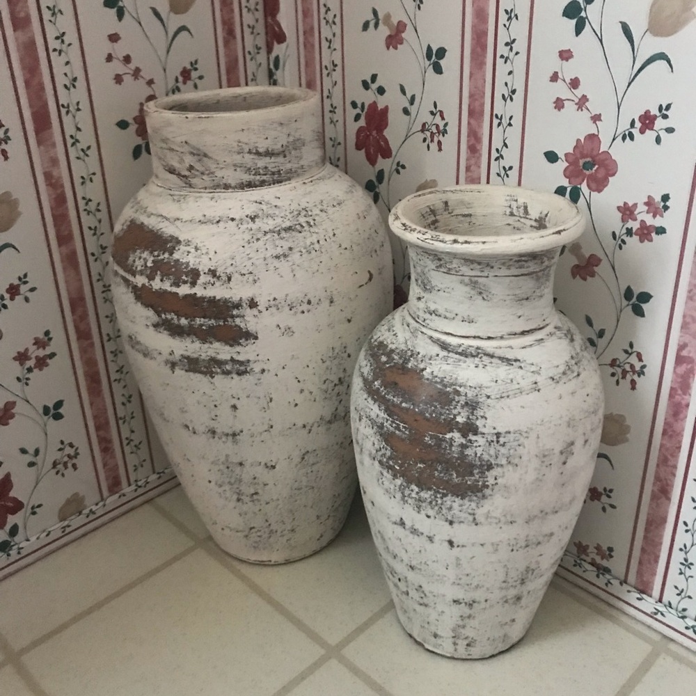 Distressed Vases